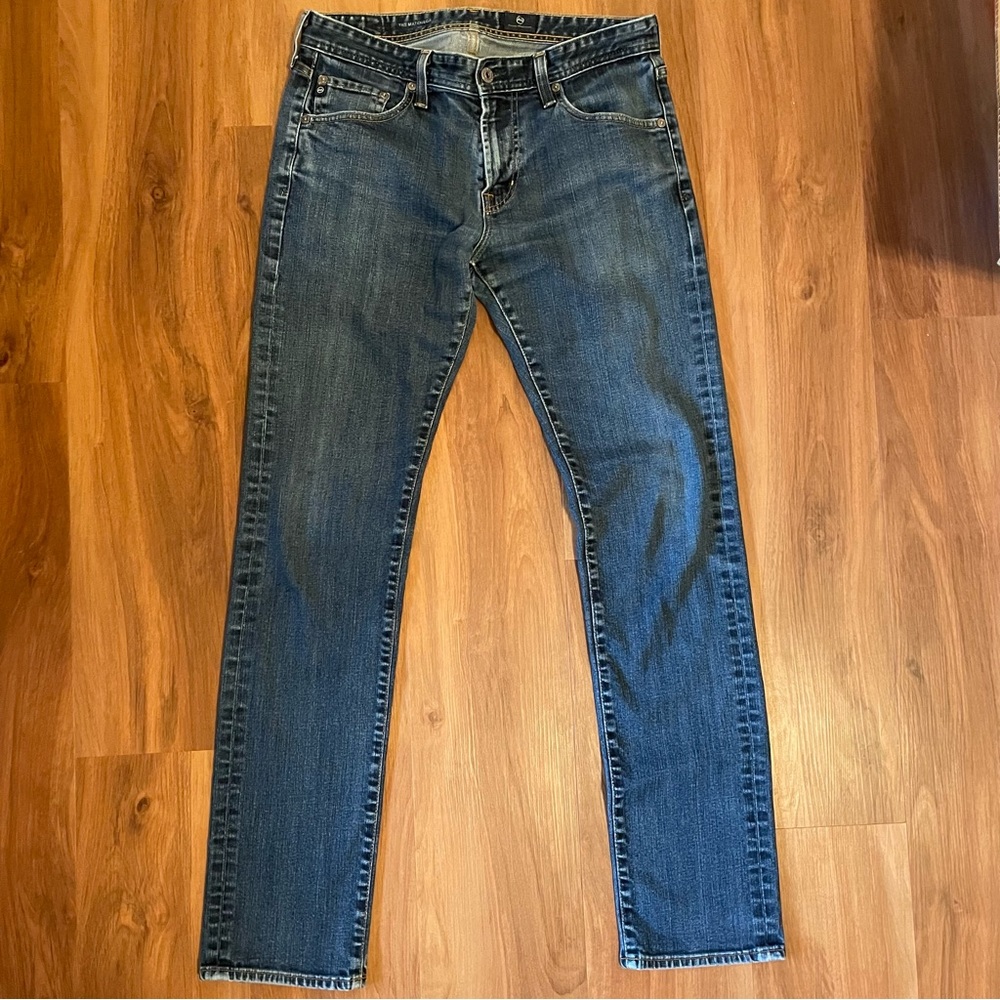 Adriano Goldschmied Jeans Mens 32x34 Blue The Matchbox Slim Straight Denim